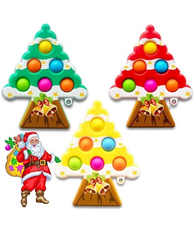 Fidget Toys Handheld Mini Popping Fidget Toy Sensory Push Pop Bubble Toys (3PCS-Christmas Tree) $13.77 Fidget Toys