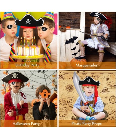 24 PCS Pirate Party Favors Set - Pirate Hats Inflatable Pirate Swords Halloween Pirate Party Supplies Birthday / Halloween / ...