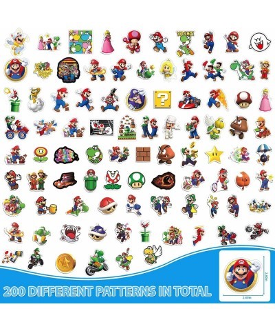 200 PCS Cartoon Stickers Water Bottle Stickers for Kids Vinyl Waterproof Hydroflask Stickers for Laptop Skateboard Luggage No...