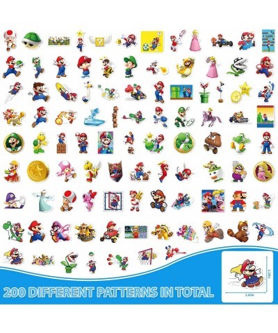 200 PCS Cartoon Stickers Water Bottle Stickers for Kids Vinyl Waterproof Hydroflask Stickers for Laptop Skateboard Luggage No...