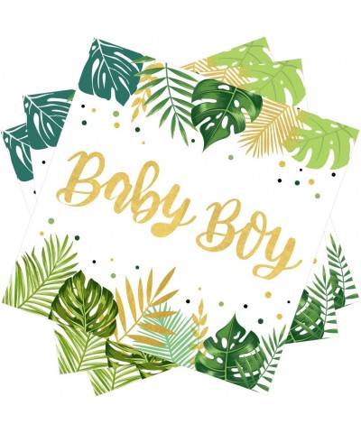 Baby Shower Tableware Party Supplies - Baby Shower Decorations for Boy Include Plates Napkins Safari Jungle Theme Baby Shower...