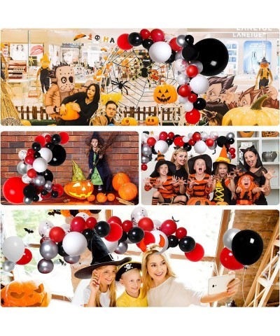 110 Pack Red Black and White Balloon Arch Garland Kit 18” Large DIY Party Balloons Decoration Set Confetti Balloons for Kids ...