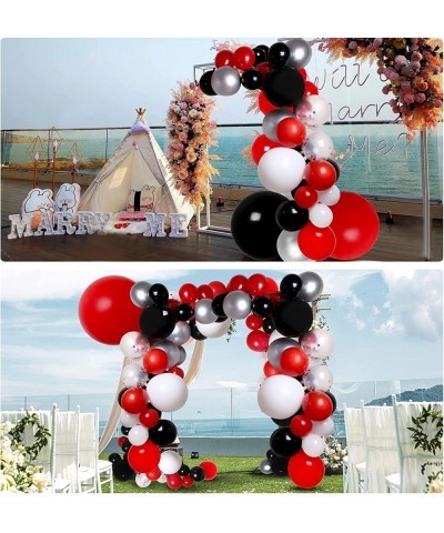 110 Pack Red Black and White Balloon Arch Garland Kit 18” Large DIY Party Balloons Decoration Set Confetti Balloons for Kids ...