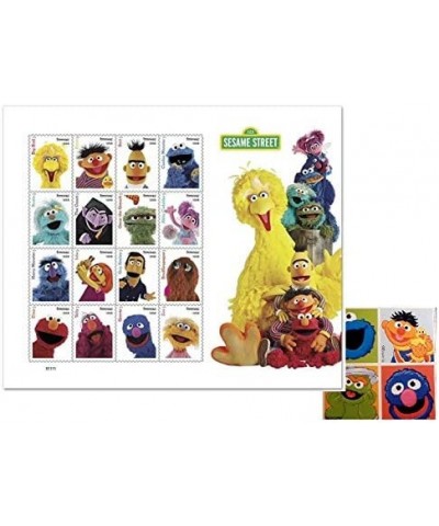 2019 Sesame Street Sheet of 16 Forever Stamps with Set of 4 Stickers Bundle (2 Items) $37.40 Collectibles Display & Storage