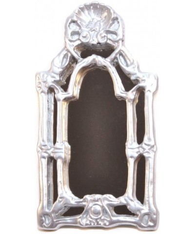 Dolls House Victorian Baroque Silver Wall Mirror Miniature 1:12 Accessory $22.93 Dollhouse Accessories