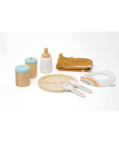 Doll Wooden Feeding Set Beige 94060 $75.92 Dolls