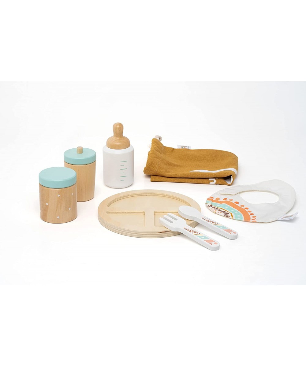 Doll Wooden Feeding Set Beige 94060 $75.92 Dolls