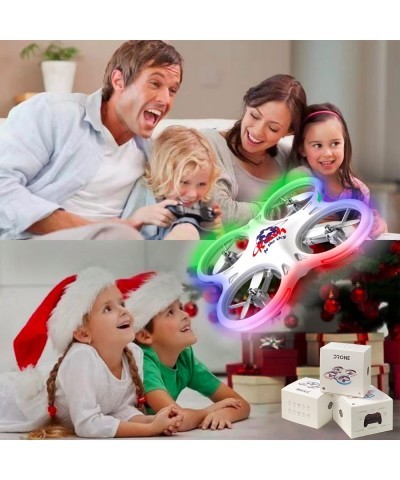 Mini Drone for Kids Small RC Quadcopter for Beginners with 3 Speed Adjustment Remote Control Drone with 2 Batteries for 4 LED...