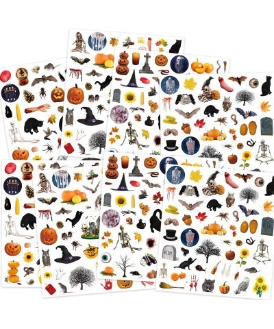 Halloween Stickers for Kids 400 Real Stickers for Party Favors Treats Classroom Crafts 8 Sheets $13.20 Kids' Stickers