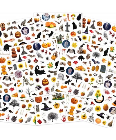 Halloween Stickers for Kids 400 Real Stickers for Party Favors Treats Classroom Crafts 8 Sheets $13.20 Kids' Stickers