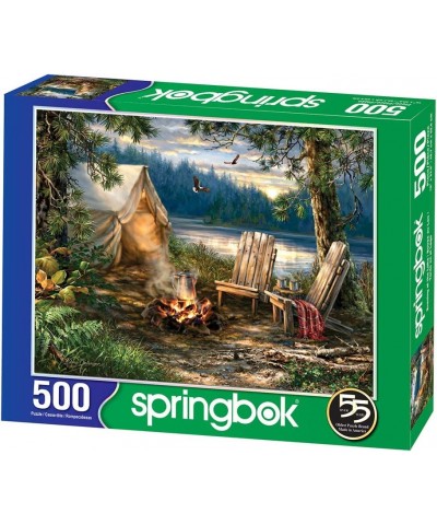 Springbok's 500 Piece Jigsaw Puzzle Evening at The Lake - Made in USA $29.40 Jigsaw Puzzles