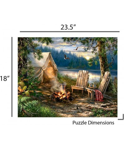 Springbok's 500 Piece Jigsaw Puzzle Evening at The Lake - Made in USA $29.40 Jigsaw Puzzles