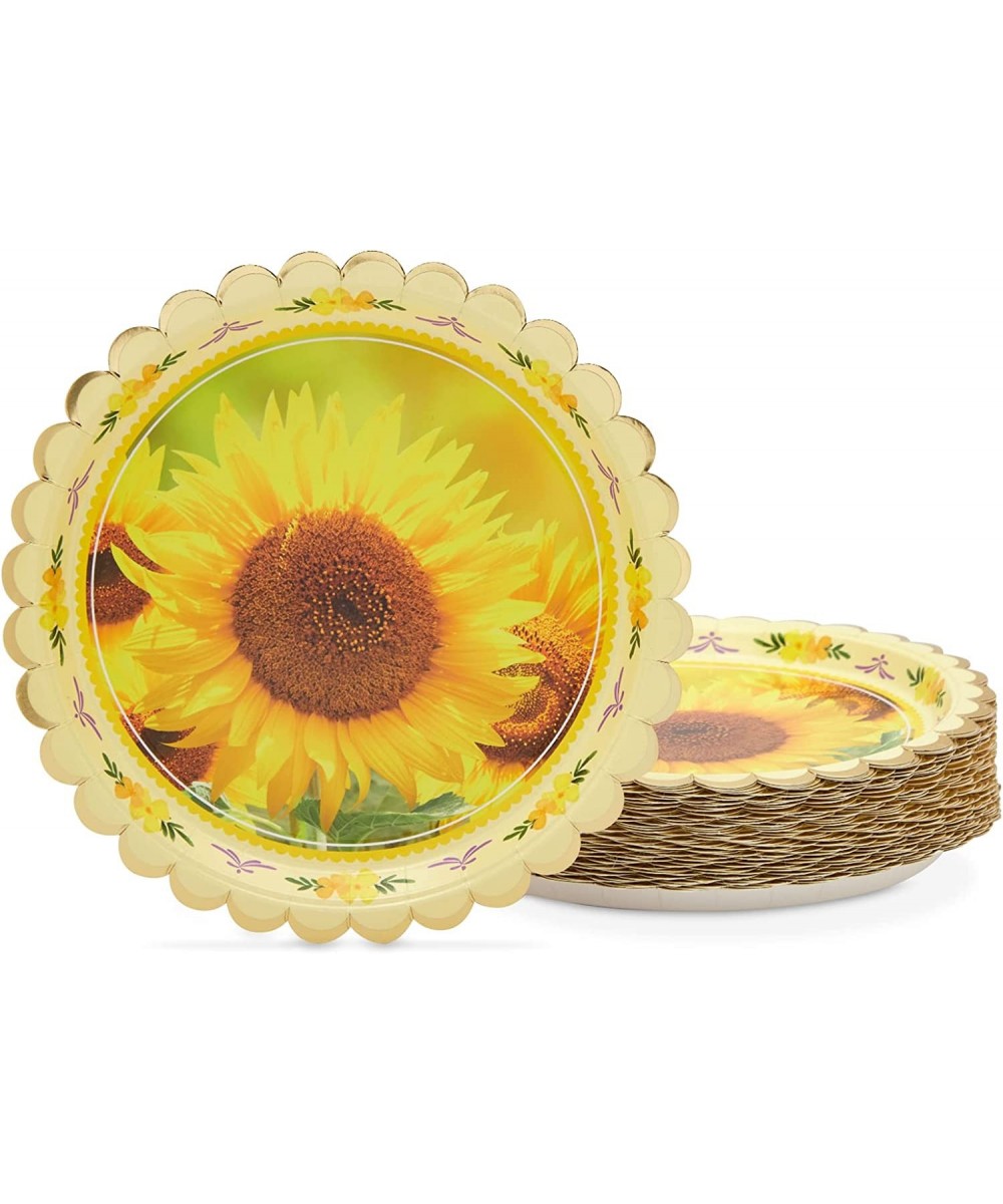 48 Pack Yellow Sunflower Paper Plates for Birthday Party Decorations Flower Baby Shower Supplies (9 Inches) $27.09 Kids' Part...