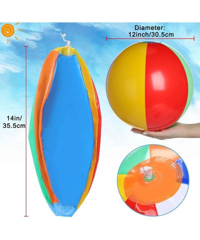 24 Pieces Sunglasses Party Favors and 24 Pieces Inflatable Beach Balls 12 Inches for Kids Summer Beach Pool and Party Favor W...