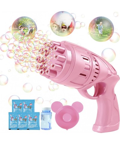 Bubble Gun Machine for Kids Automatic Bubble Blower with Bottle Bubble Refill Solution Summer Toys Birthday Gifts Outdoor Toy...