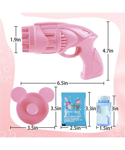 Bubble Gun Machine for Kids Automatic Bubble Blower with Bottle Bubble Refill Solution Summer Toys Birthday Gifts Outdoor Toy...