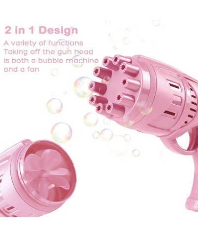 Bubble Gun Machine for Kids Automatic Bubble Blower with Bottle Bubble Refill Solution Summer Toys Birthday Gifts Outdoor Toy...