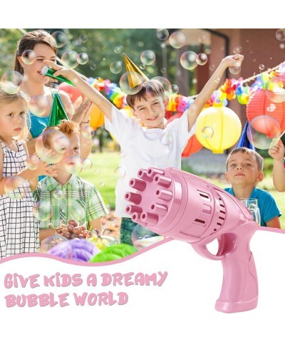 Bubble Gun Machine for Kids Automatic Bubble Blower with Bottle Bubble Refill Solution Summer Toys Birthday Gifts Outdoor Toy...