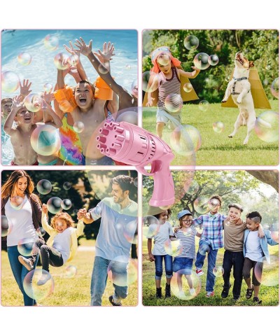 Bubble Gun Machine for Kids Automatic Bubble Blower with Bottle Bubble Refill Solution Summer Toys Birthday Gifts Outdoor Toy...