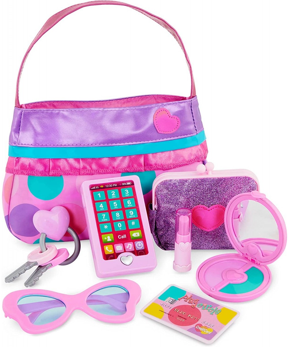 by Battat – Princess Purse Style Set – Pretend Play Multicolor Handbag and Fashion Accessories – Toy Makeup Keys Lipstick Cre...