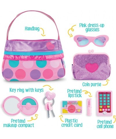 by Battat – Princess Purse Style Set – Pretend Play Multicolor Handbag and Fashion Accessories – Toy Makeup Keys Lipstick Cre...