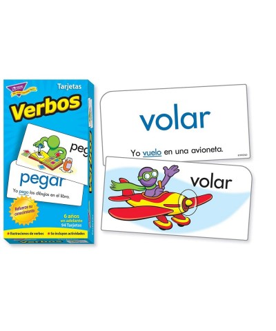 TREND enterprises Inc. T-53020BN Verbos (Spanish Action Words) Skill Drill Flash Cards 2 Sets $26.78 Educational Flash Cards