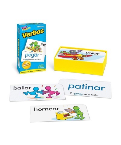 TREND enterprises Inc. T-53020BN Verbos (Spanish Action Words) Skill Drill Flash Cards 2 Sets $26.78 Educational Flash Cards