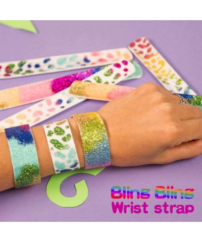 VieFantaisie Slap Bracelets 100/42 Pack Blank Slap Bracelets Bulk White Slap Bracelet for Kids DIY Slap Bracelet Wristband fo...