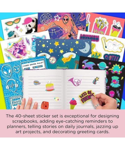 1000+ Mega Cool Stickers for Kids - Fun Craft Stickers for Scrapbooks Planners Gifts and Rewards 40-Page Sticker Book for Kid...