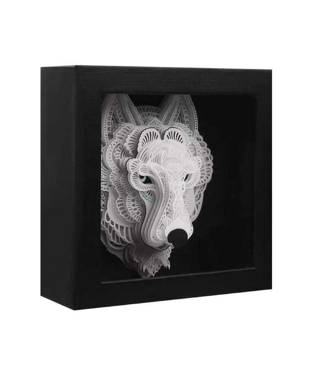 3D Puzzle DIY Origami Kits for Adults&Kids Abstract Art Decor Animal Paper Craft Kit (Wolf) $34.48 3-D Puzzles