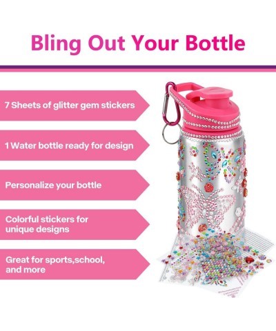 Gifts for Girls Decorate Personalize Your Own Water Bottles with Gem Art Stickers Birthday Gifts for Girls Arts and Crafts Ki...