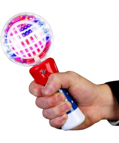 7.5 Inch Light Up Patriotic Magic Ball Toy Wand for Kids Flashing LED Wand for Boys and Girls with Batteries Included Thrilli...