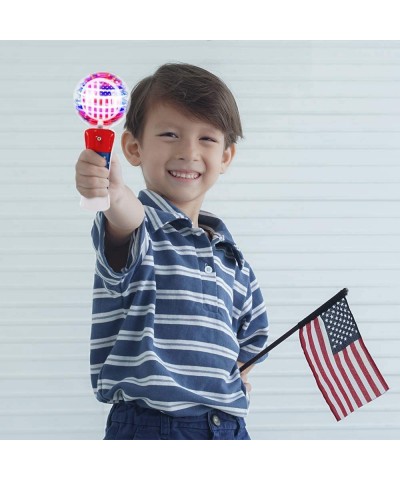 7.5 Inch Light Up Patriotic Magic Ball Toy Wand for Kids Flashing LED Wand for Boys and Girls with Batteries Included Thrilli...