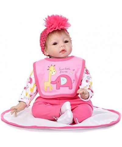 Lovely Reborn Baby Dolls Clothes for 20-23 Inches Reborn Doll Baby Girl Clothing Set 3 Pieces Handmade Cotton $26.53 Doll Acc...