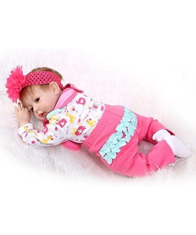 Lovely Reborn Baby Dolls Clothes for 20-23 Inches Reborn Doll Baby Girl Clothing Set 3 Pieces Handmade Cotton $26.53 Doll Acc...