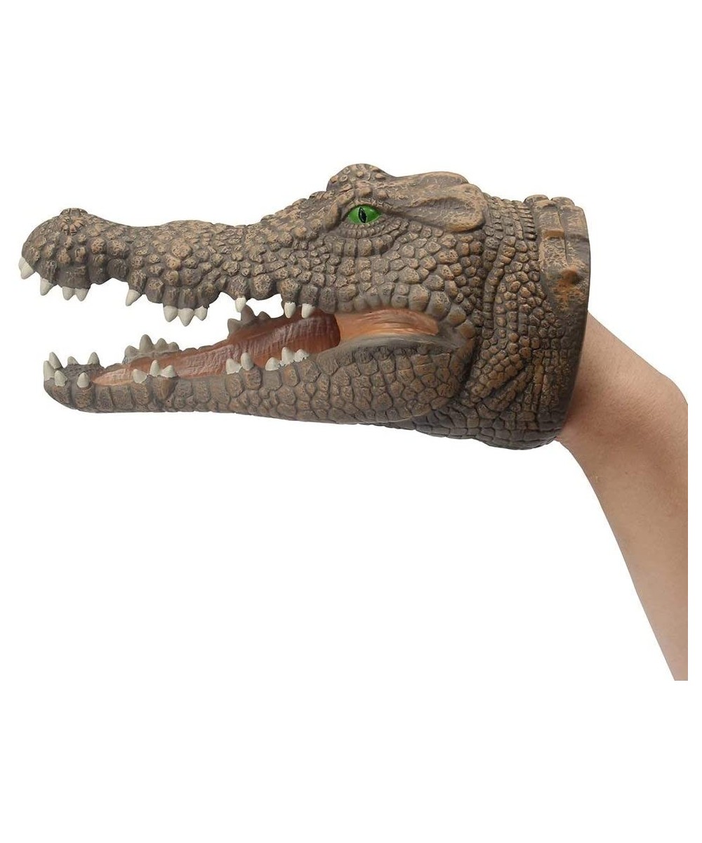 Crocodile Hand Puppet Toys Funny & Scared Alligator Head Puppets in Home Stage and Class Role Play Toy for Kids and Toddlers ...