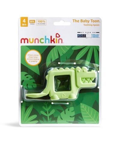 The Baby Toon Silicone Teether Spoon Alligator (As Seen On Shark Tank) $14.92 Baby Teether Toys