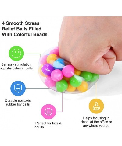 Rainbow Stress Balls Fidget Toy Rainbow Relief Squeezing Stress Ball for Kids Adults Tear-Resistant Non-Toxic Suit ADHD OCD F...