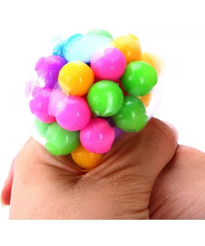 Rainbow Stress Balls Fidget Toy Rainbow Relief Squeezing Stress Ball for Kids Adults Tear-Resistant Non-Toxic Suit ADHD OCD F...