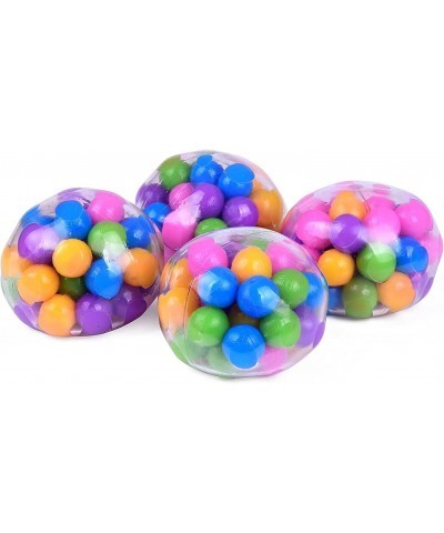 Rainbow Stress Balls Fidget Toy Rainbow Relief Squeezing Stress Ball for Kids Adults Tear-Resistant Non-Toxic Suit ADHD OCD F...