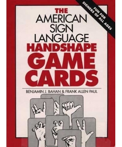 B169 American Sign Language Hand Shape Playing Cards $45.52 Card Games