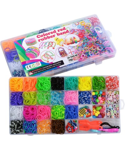 Rubber Band Bracelet Kit Loom Bracelet Making Kit for Kids Rubber Bands Refill Loom Set Rubber Bands for Bracelet Making Kit ...