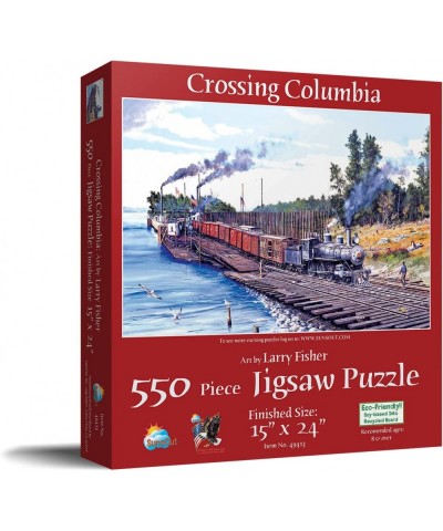 Crossing Columbia 550 pc Jigsaw Puzzle by SunsOut $22.78 Jigsaw Puzzles