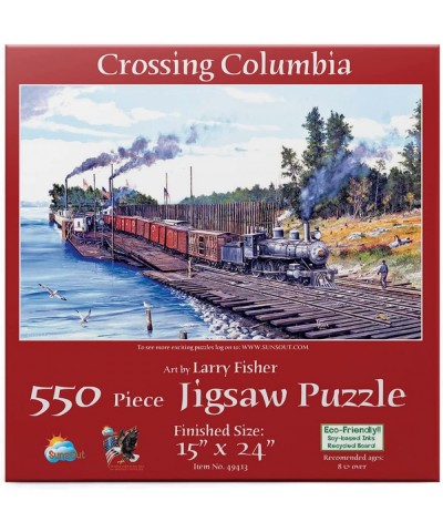 Crossing Columbia 550 pc Jigsaw Puzzle by SunsOut $22.78 Jigsaw Puzzles