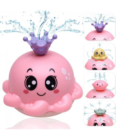 Baby Bath Toy with 4 Water Spray Modes Light Up Octopus Bath Toys Sprinkler Bathtub Toys for Toddlers 1-3 Swimming Pool Games...