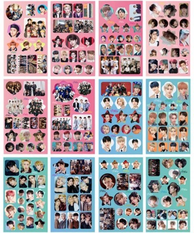 280PCS Stray-Kids Stickers Set Stray-Kids Cute Stickers for Door Car Skateboard Cellphone Stickers Gift for Fans(Pink) $20.84...