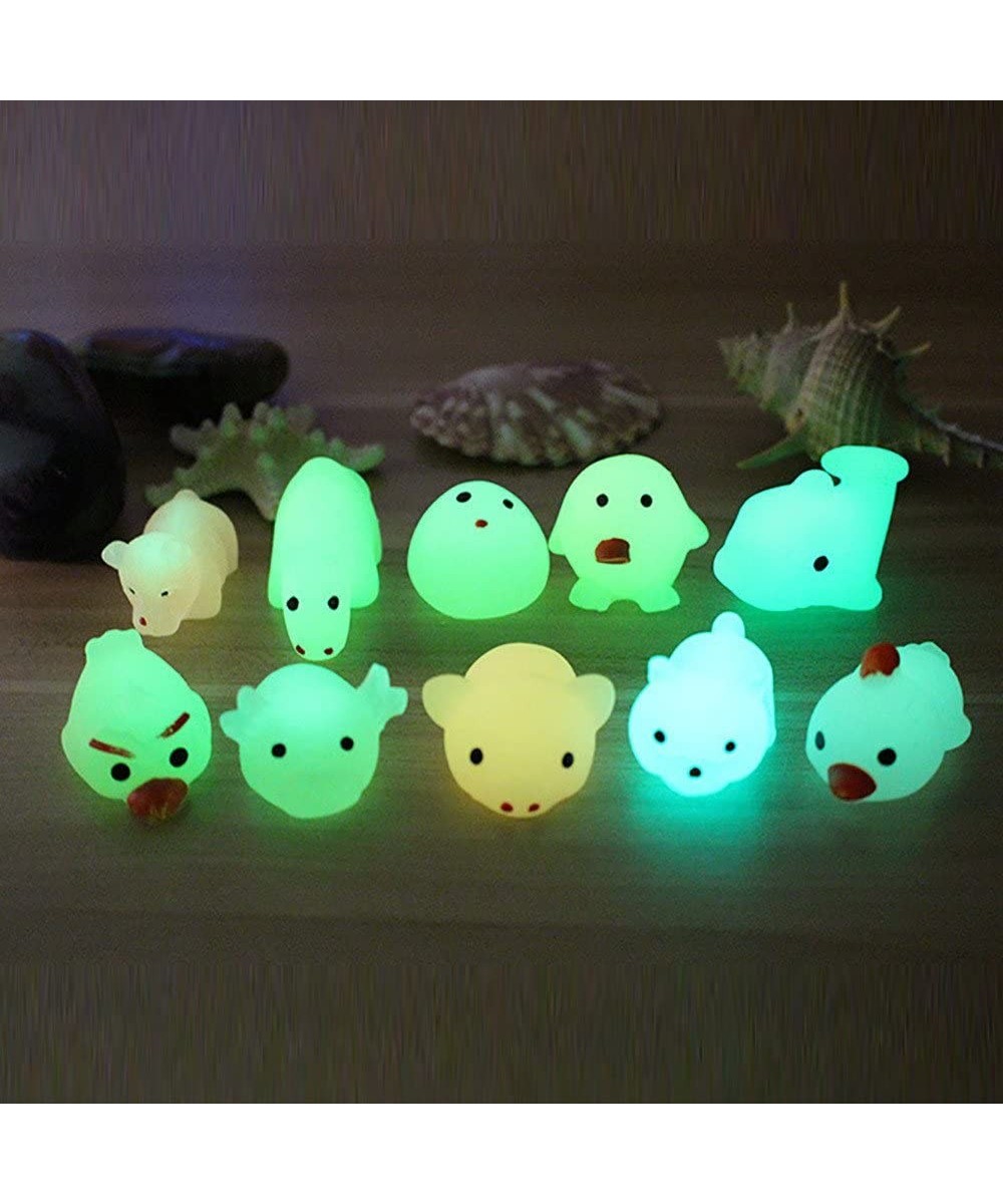 1PC Mochi Squishy Toy Luminous Mochi Light Up Mochi Mini Cute Mochi Squeeze Kawaii Toy Toddler Stress Relief Toys Toddler Fid...