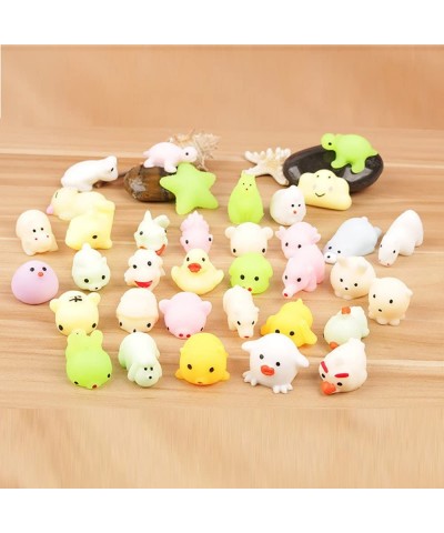 1PC Mochi Squishy Toy Luminous Mochi Light Up Mochi Mini Cute Mochi Squeeze Kawaii Toy Toddler Stress Relief Toys Toddler Fid...