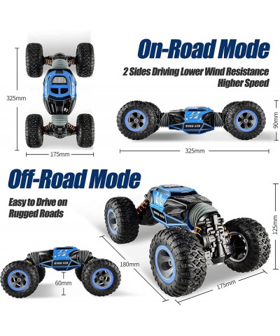 TD141 RC Cars-1:14 Scale Remote Control Crawler 4WD Transform 15 Km/h All Terrains Electric Toy Stunt Cars RC Car Vehicle Tru...