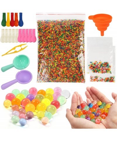 Water Beads and Sensory Toys Kit (30000 Small /150 Medium/ 150 Large Water Pearls) Kids Non Toxic Gel Beads Gel Ball with 15 ...